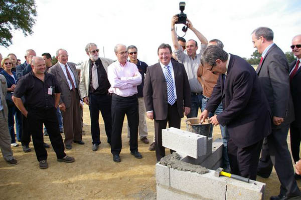 première pierre posée à St Sulpice